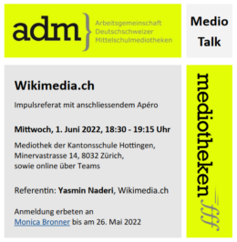 Medio Talk zu wikimedia.ch